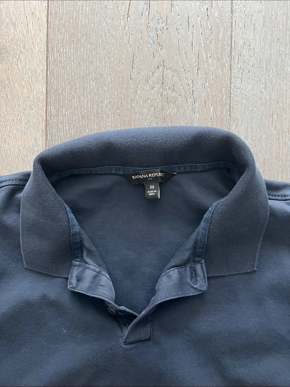 Banana Republic Men's Navy Polo Shirt